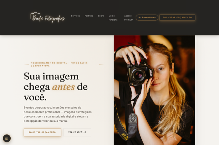 Site da Duda Fotografias