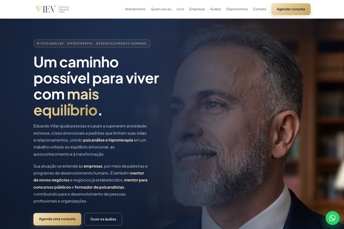 Site do Instituto Eduardo Villar
